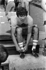 Wim van Hanegem naar AZ 1967 , Van Hanegem in Hitachi-shirt, Bestanddeelnr 928-7395