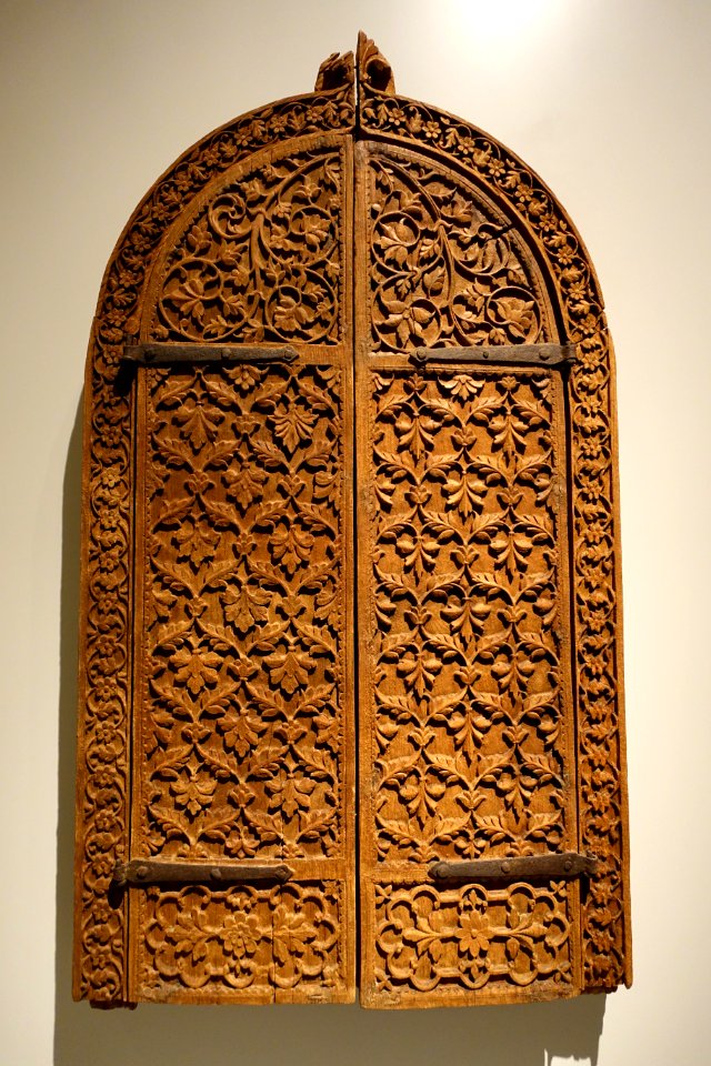 Window, North India, 18th century, wood - Ethnological Museum, Berlin - DSC01524
