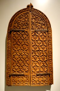 Window, North India, 18th century, wood - Ethnological Museum, Berlin - DSC01524