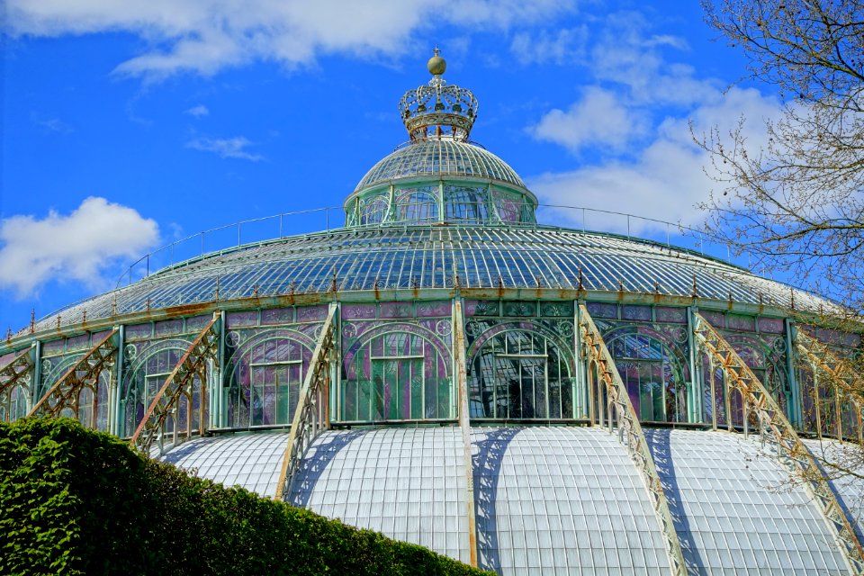 Winter Garden - Laeken Royal Greenhouses - Royal Castle of Laeken - Brussels, Belgium - DSC07411