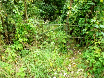 Winssen (Beuningen Gld) De Poelhof, van Heemstraweg 53 via 51 privé, symbolische foto toegangspoortje