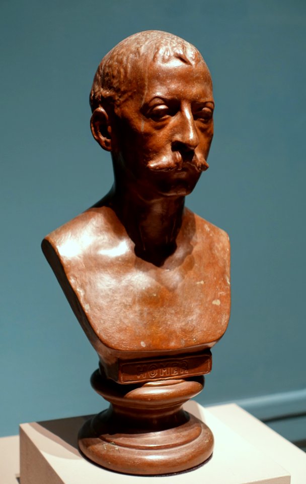 Winslow Homer by William R. O'Donovan, 1876, cast c. 1911, bronze - Portland Museum of Art - Portland, Maine - DSC04046