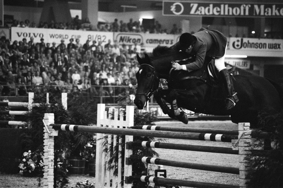 Winnaar Edgar Cuepper met het paard Cyrano (België), Bestanddeelnr 931-7779