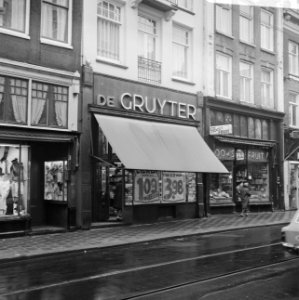 Winkel van De Gruyter , Utrechtsestraat, Amsterdam, exterieur, Bestanddeelnr 923-8912