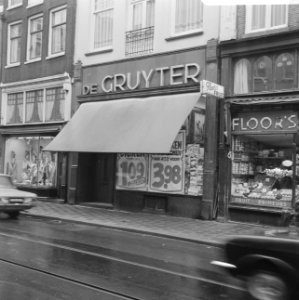 Winkel van De Gruyter , Utrechtsestraat, Amsterdam, exterieur, Bestanddeelnr 923-8910