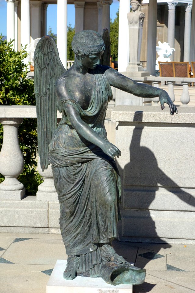 Winged Victory (Nike of Brescia), copy by Umberto Marcellini - Hearst Castle - DSC06522