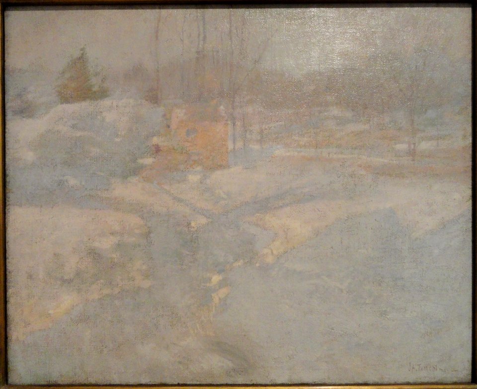 Winter, John Henry Twachtman, undated - Phillips Collection - DSC04871