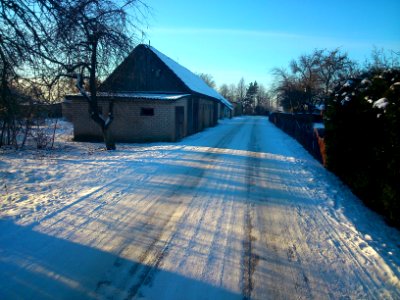 Winter, Miskininku Street Jonava (Way)