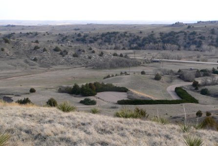 Windlass Hill view from summit facing NE