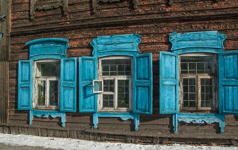 Siberia irkutsk wooden houses
