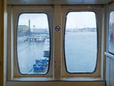 Windows on Stena Danica HDR photo