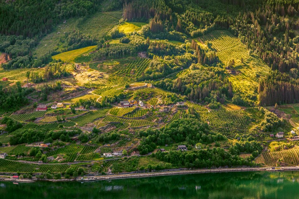 Norway waters hill