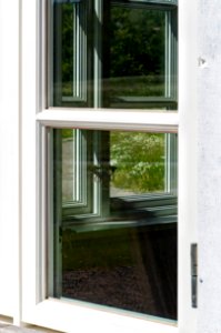 Window through a window in Röe gård café 2 photo