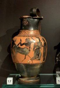 Wine jug (oinochoe), Greek Attic, Greece, 6th century BC, National Museum of Scotland
