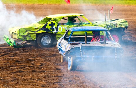 Automobile vehicle wreck