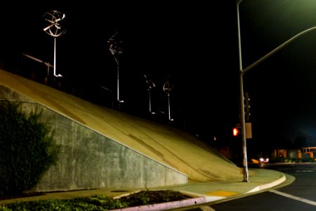 Wind sculptures in Whittier CA