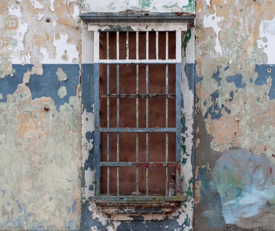 Window in old colonial