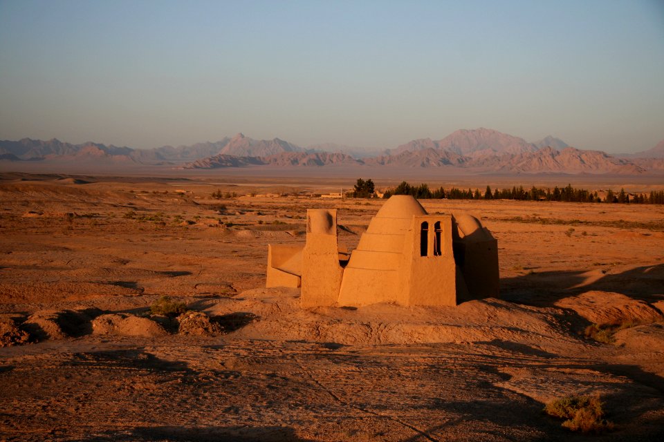 Wind tower in south Iran