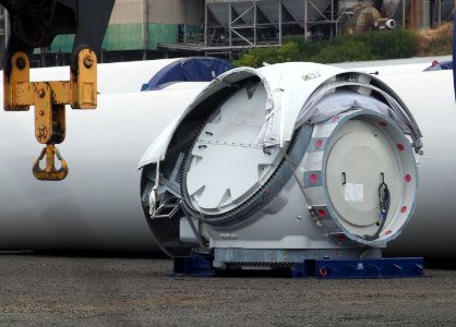 Wind turbine components, Burnie 20190310-002