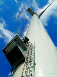 Windgenerator auf Energieberg Georgswerder