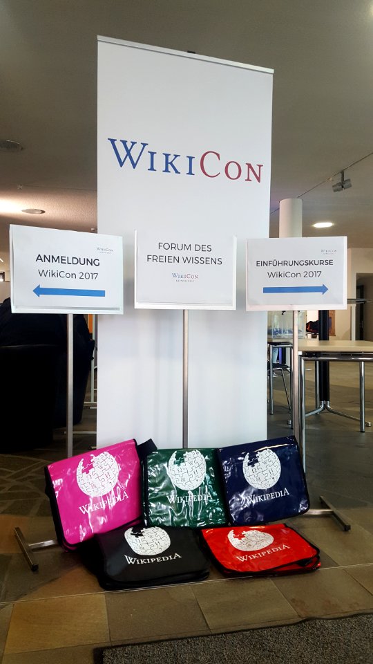 WikiCon 2017-Taschen für Teilnehmer (1)