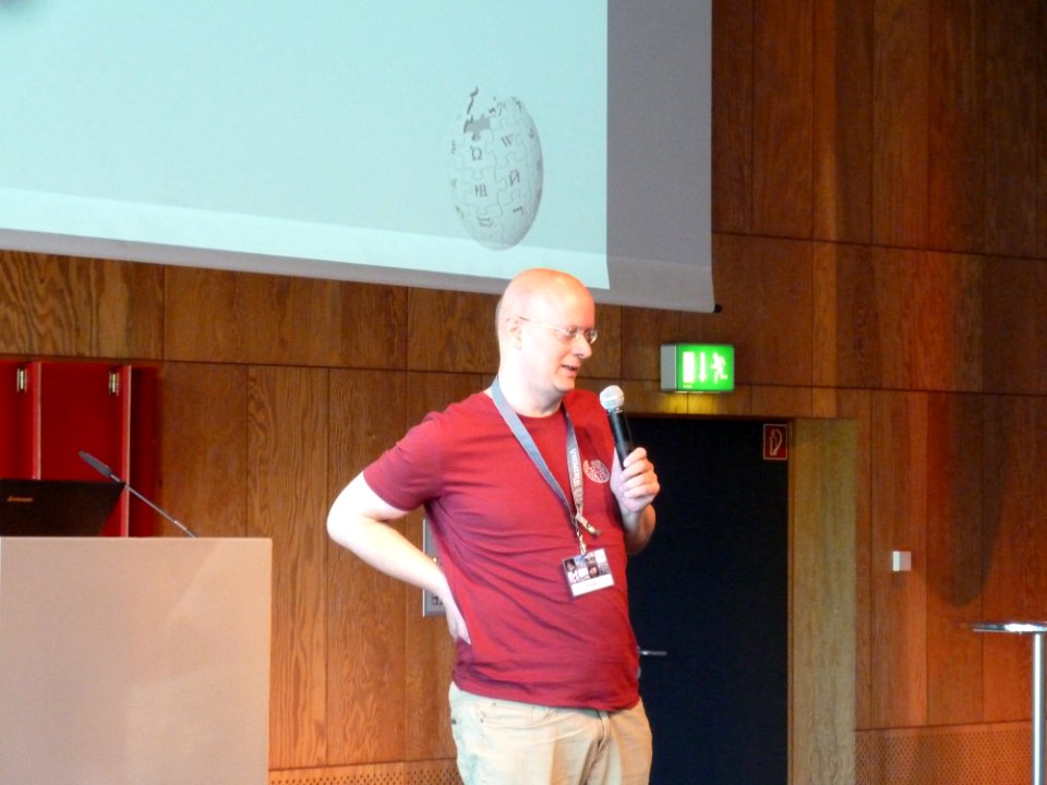 WikiCon 2014-Begrüß­ungs­ver­an­stal­tung für alle Teilnehmer im Festsaal (3)