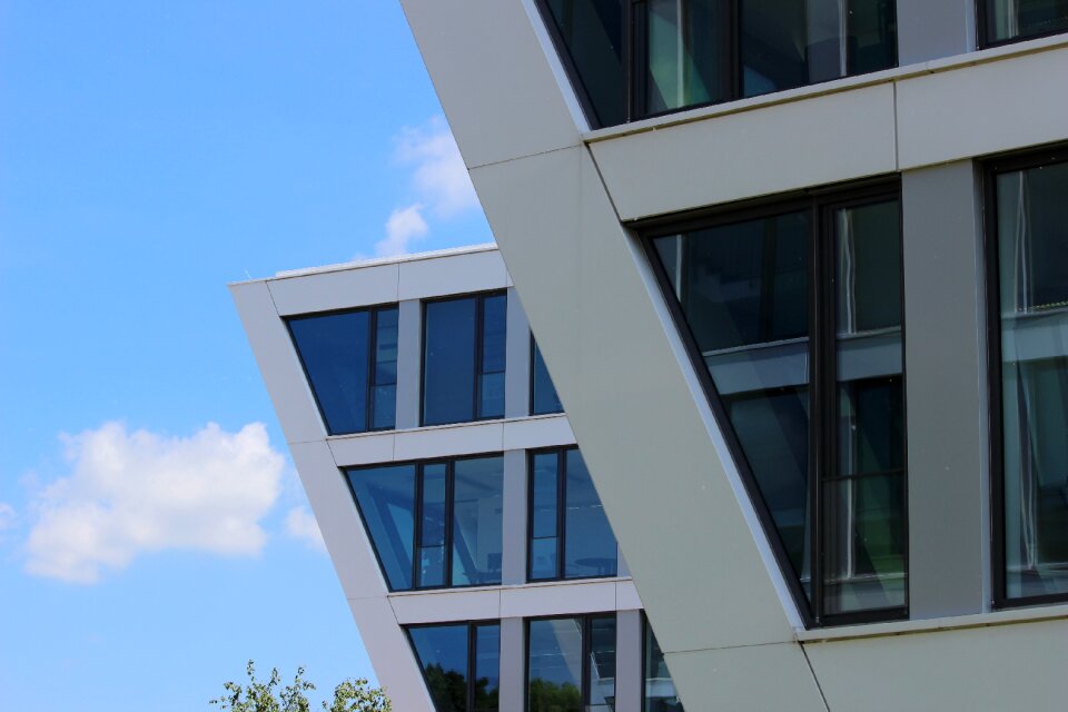 Contemporary modern building