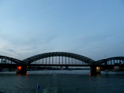 WikiCon 2014-Köln gesehen vom Rhein (5)