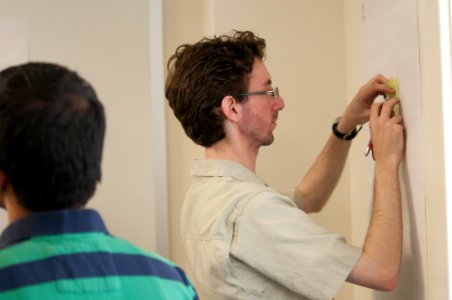 Wikipedia in Higher Education Summit attendee participating in activity - profile (1)