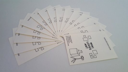 Wiki Loves Art Belgium in 2016 - flyers (2)
