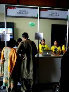 Wikimania 2015-Thursday-Wikipedia store (1)