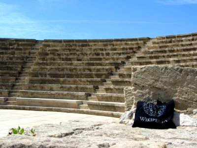 Wikipedia Bag in Paphos Archaeological Park Odeon