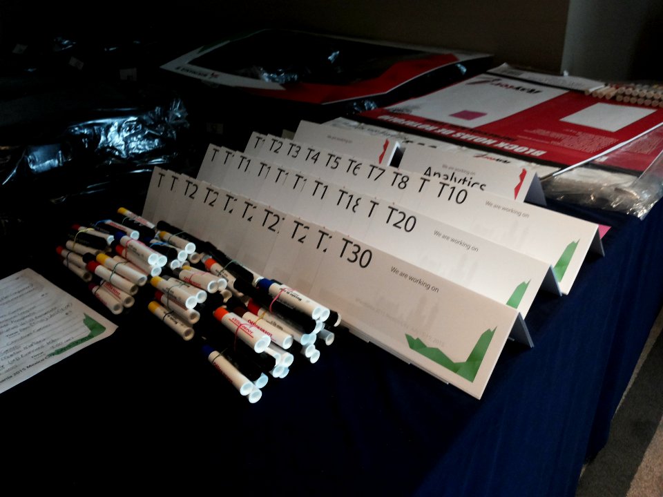 Wikimania 2015-Tuesday-Hackathon stuff ready