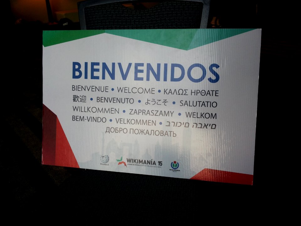 Wikimania 2015-Tuesday-Bienvenidos