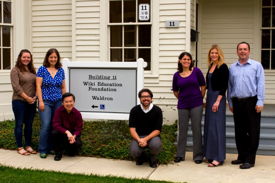 Wiki Education Foundation staff photo September 2014