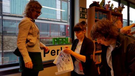 Wikimedia stand FOSDEM 2016 (2)