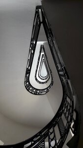 Spiral building historical staircase