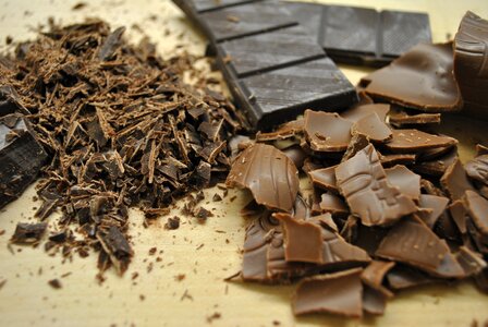 Desktop wood chocolate