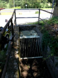 Wiesbach Zufluss Pfaffenthal in Verrohrung R0015847