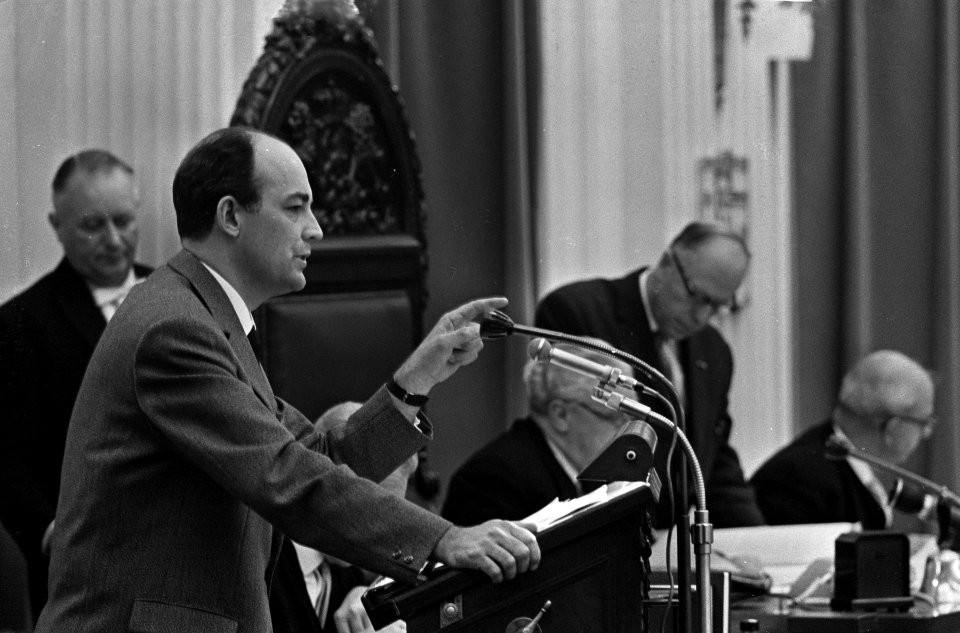 Willem Aantjes (ARP) aan het woord, Bestanddeelnr 918-3640