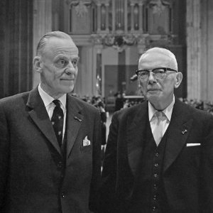 Willem Visser t Hooft en Anton Roosjen (1964)
