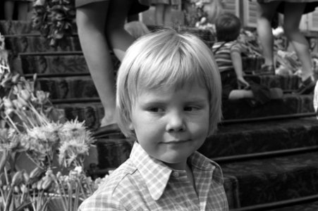 Willem-Alexander (portret) op de trap van het bordes, Bestanddeelnr 925-5703