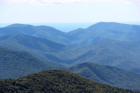 Wildcat Mountain and Cowrock Mountain viewed from Brasstown Bald