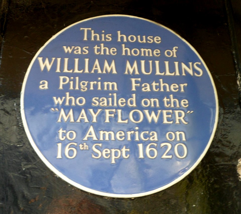William Mullins Blue Plaque at West Street, Dorking (July 2013)