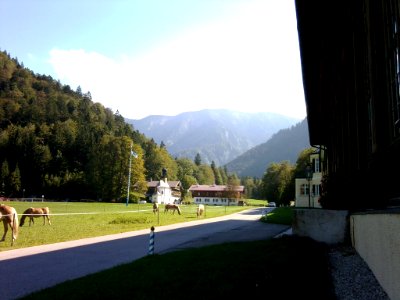 Wildbad-Kreuth-Blick-zur-Kirche
