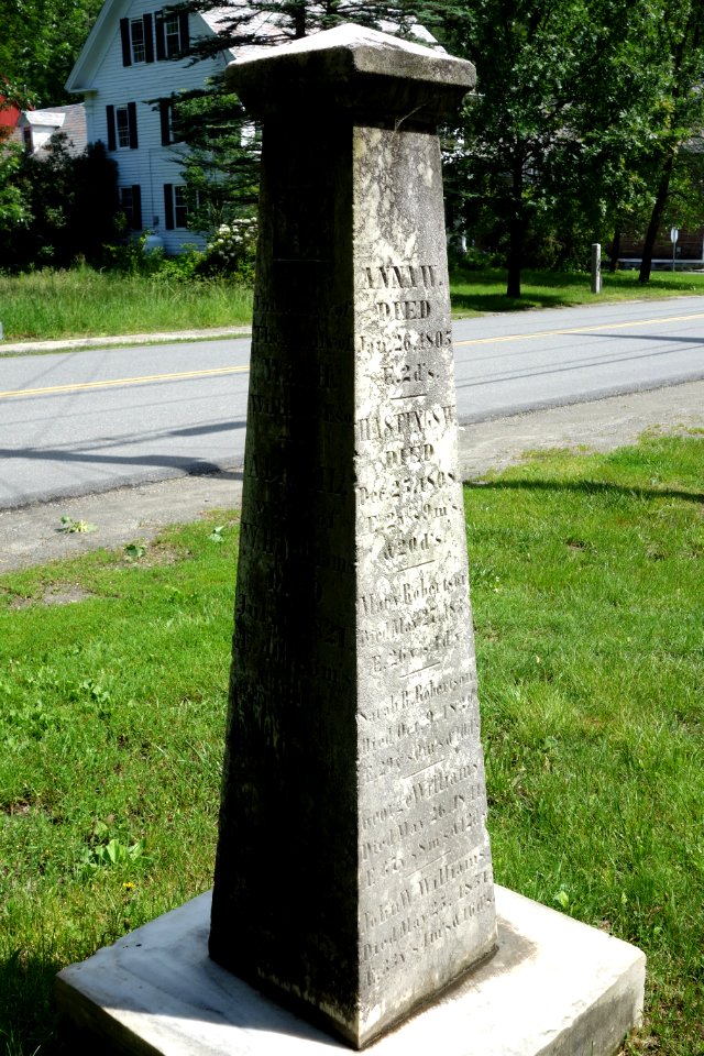 William H. Williams marker - Williamsville, Vermont - DSC08451