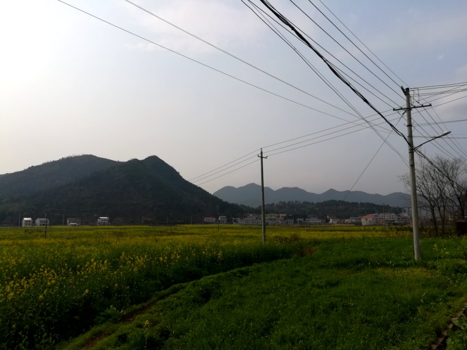 Wild scenery of Hutian Town, Xiangxiang, Hunan, China, 19 March 2019