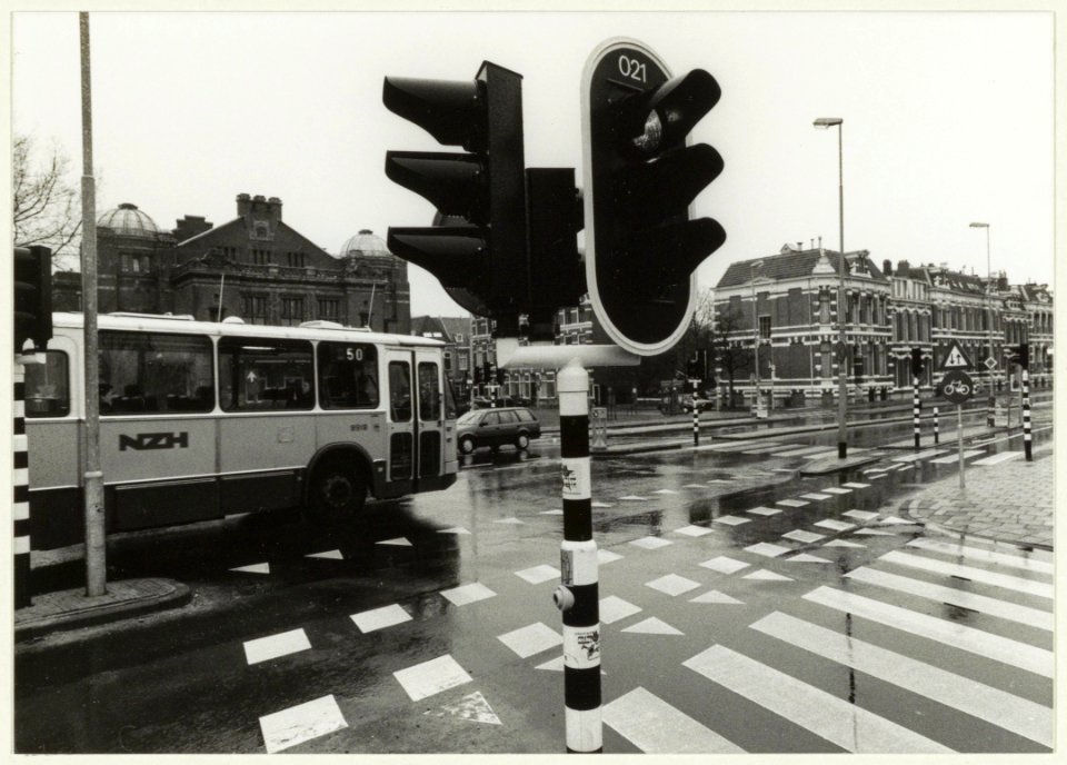 Wilhelminastraat, Wilsonsplein. NL-HlmNHA 54031779