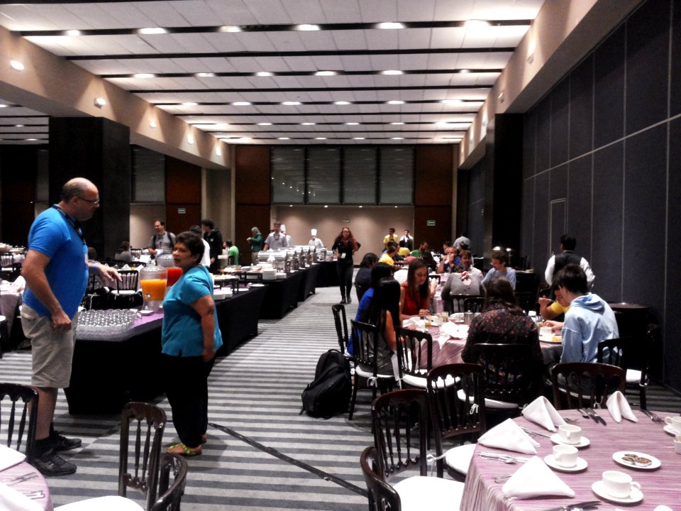 Wikimania 2015-Thursday-Food for hungry Hackathon people (21)