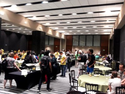 Wikimania 2015-Thursday-Food for hungry Hackathon people (20)